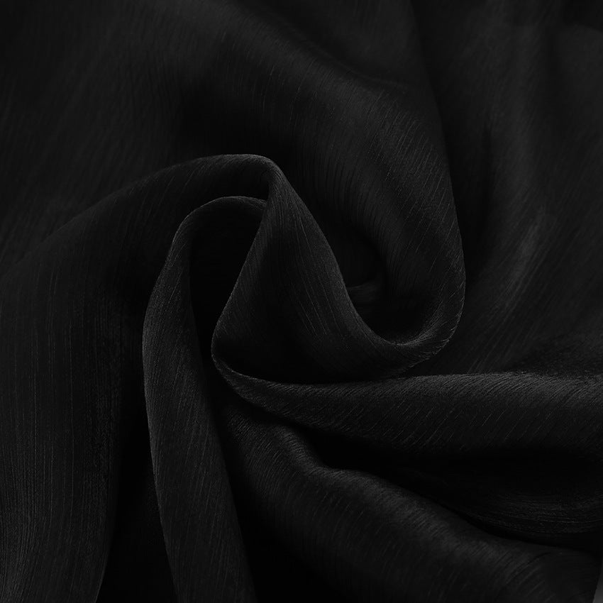 Damemode Design Sans Gennemsigtig Sort Gaze Bluse