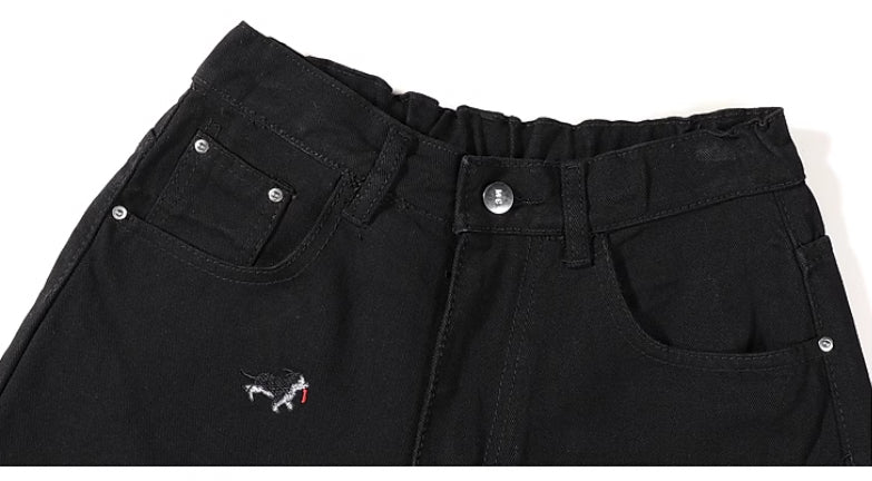 Worn Looking Washed-out Denim Shorts For Men And Women