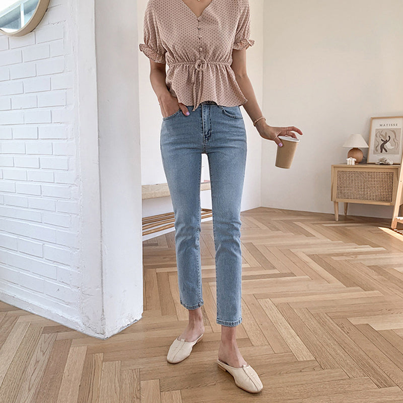 Thin Small Nine-point Cigarette Pipe Pants