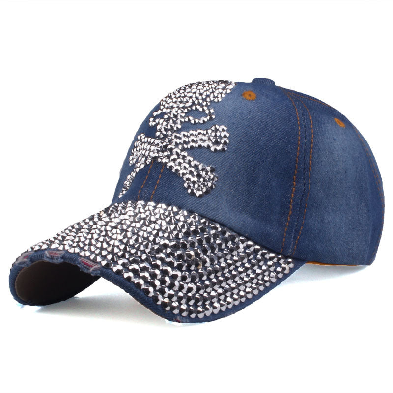 Skull And Diamond Baseball Sun Hat
