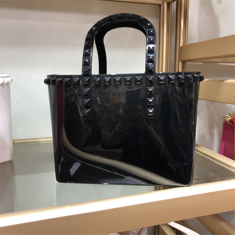 Shopping  Large Capacity Pvc Ladies Bag