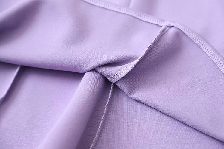 Women's Large Swing All-match Solid Color High Waist Skirt
