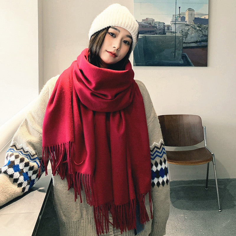 Men's Fashion Solid Color Scarf Shawl