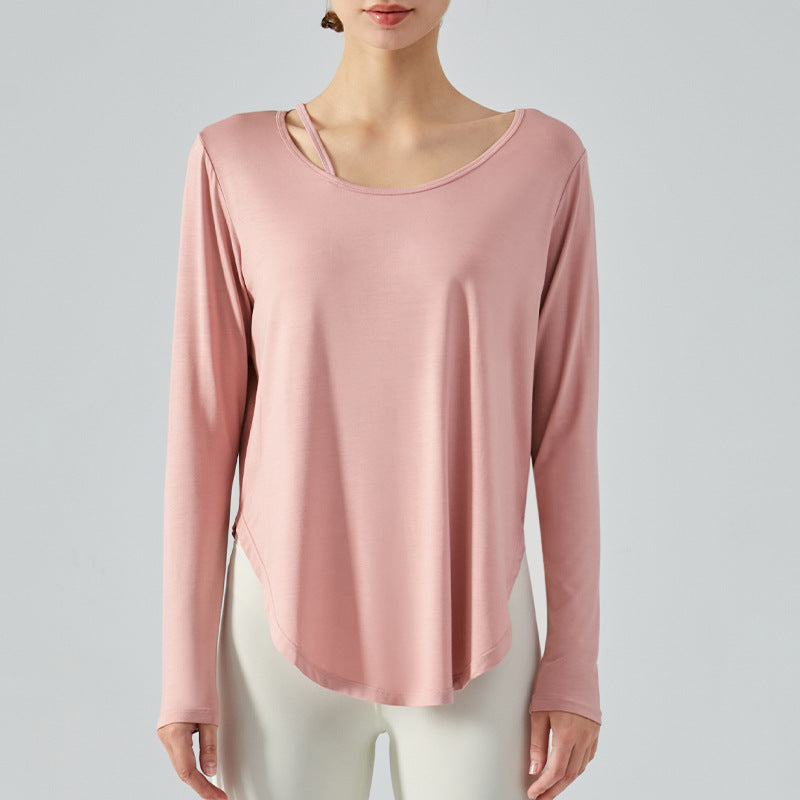 Jacket Loose-fitting Lightweight Thin Skin-friendly Casual Blouse Exercise Yoga Clothes