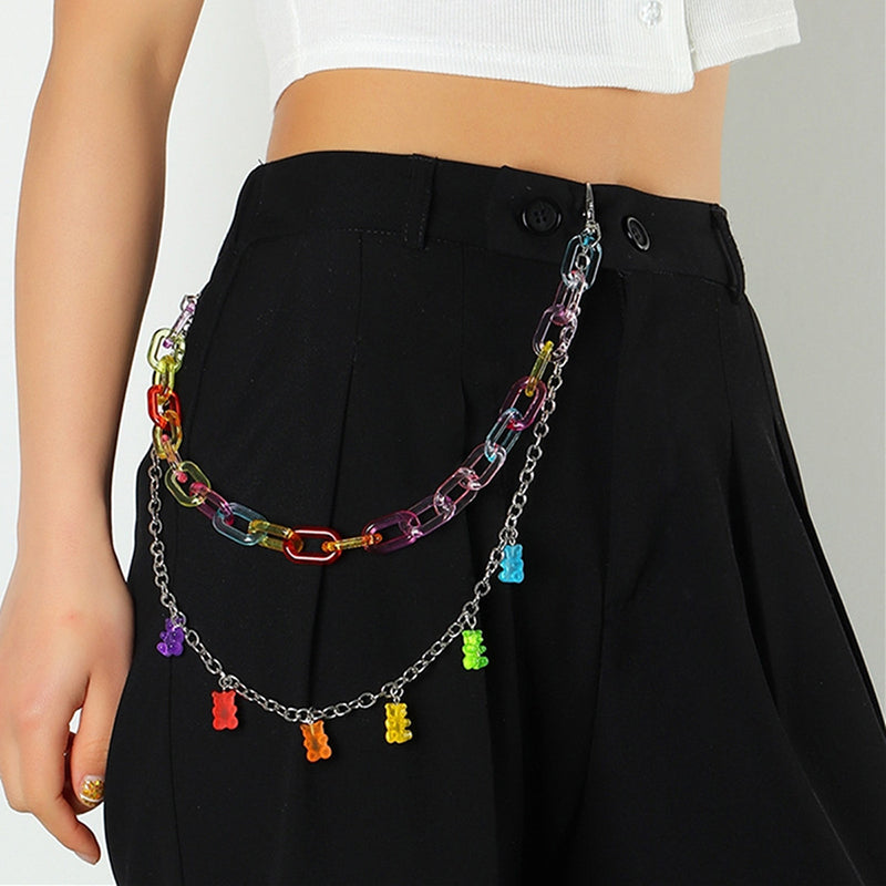 INS Wind Girly Temperament Acrylic Pendant Waist Chain