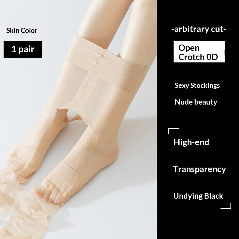 Womens Black Stockings Anti-Laddering