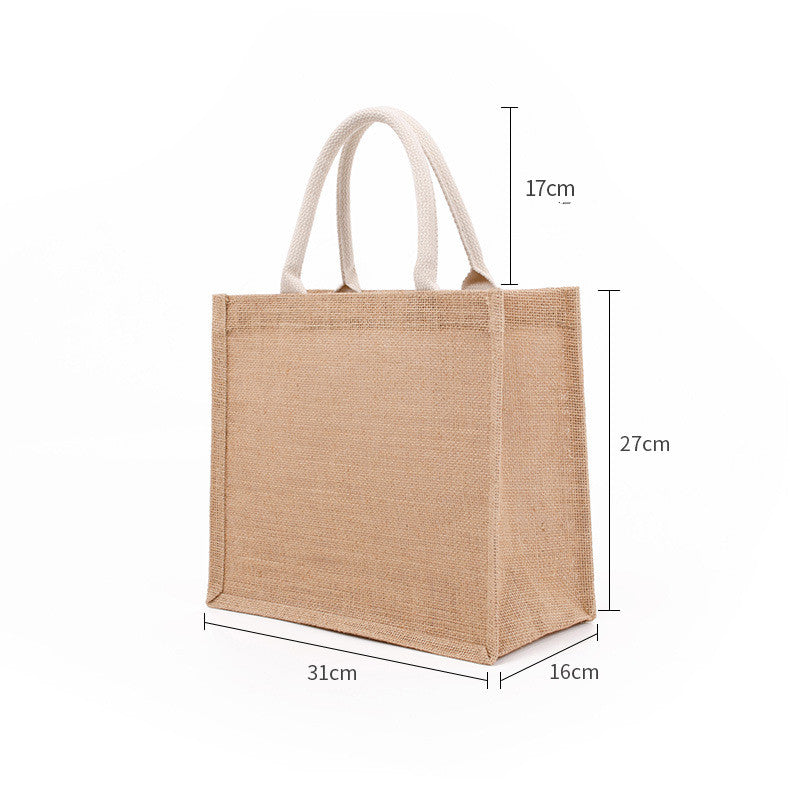 Hemp Bag Blank Diy Hand-painted Jute Environmental Protection