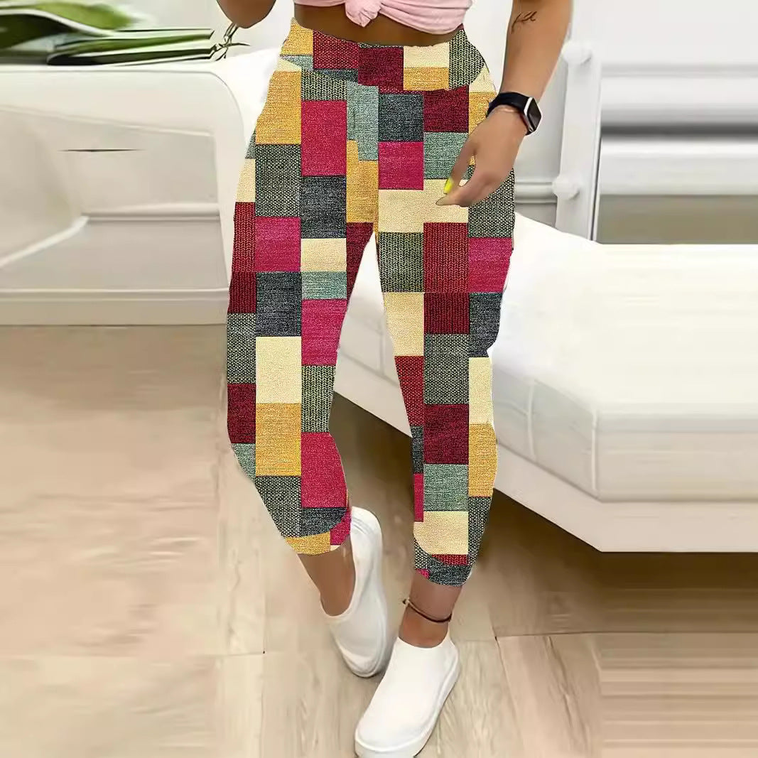 Women's Casual Trousers Lantern Ankle-tied Sports Pants