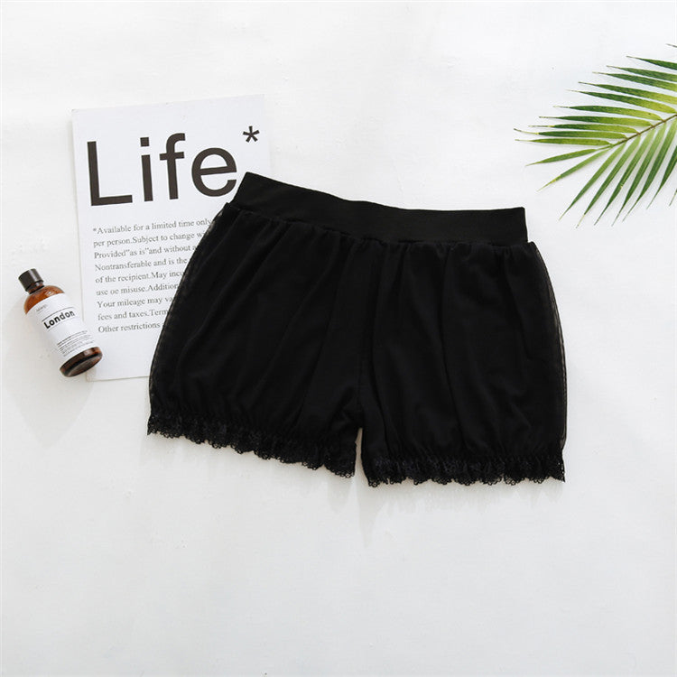 White Lantern Safety Student Girl Anti-empty Leggings Can Wear Three-point Shorts