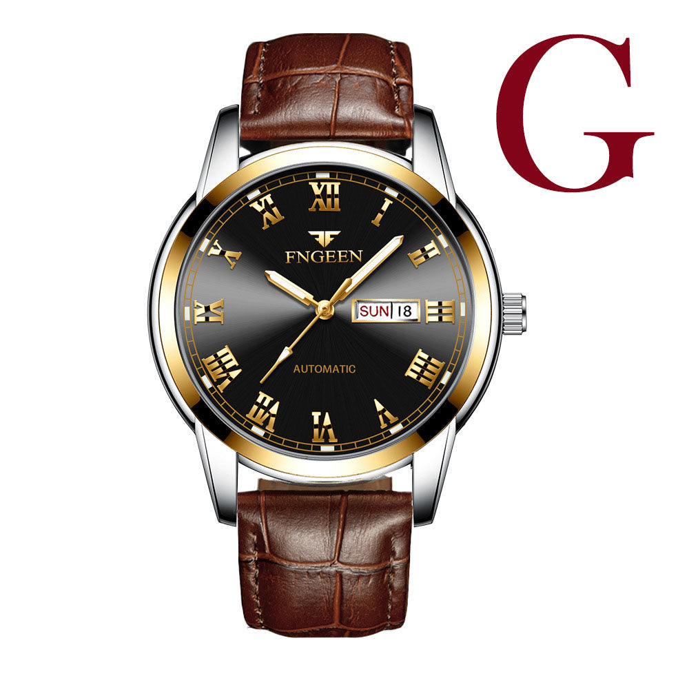 Stainless Steel Band Luminous Quartz Student Fashion Trend Men's Watch
