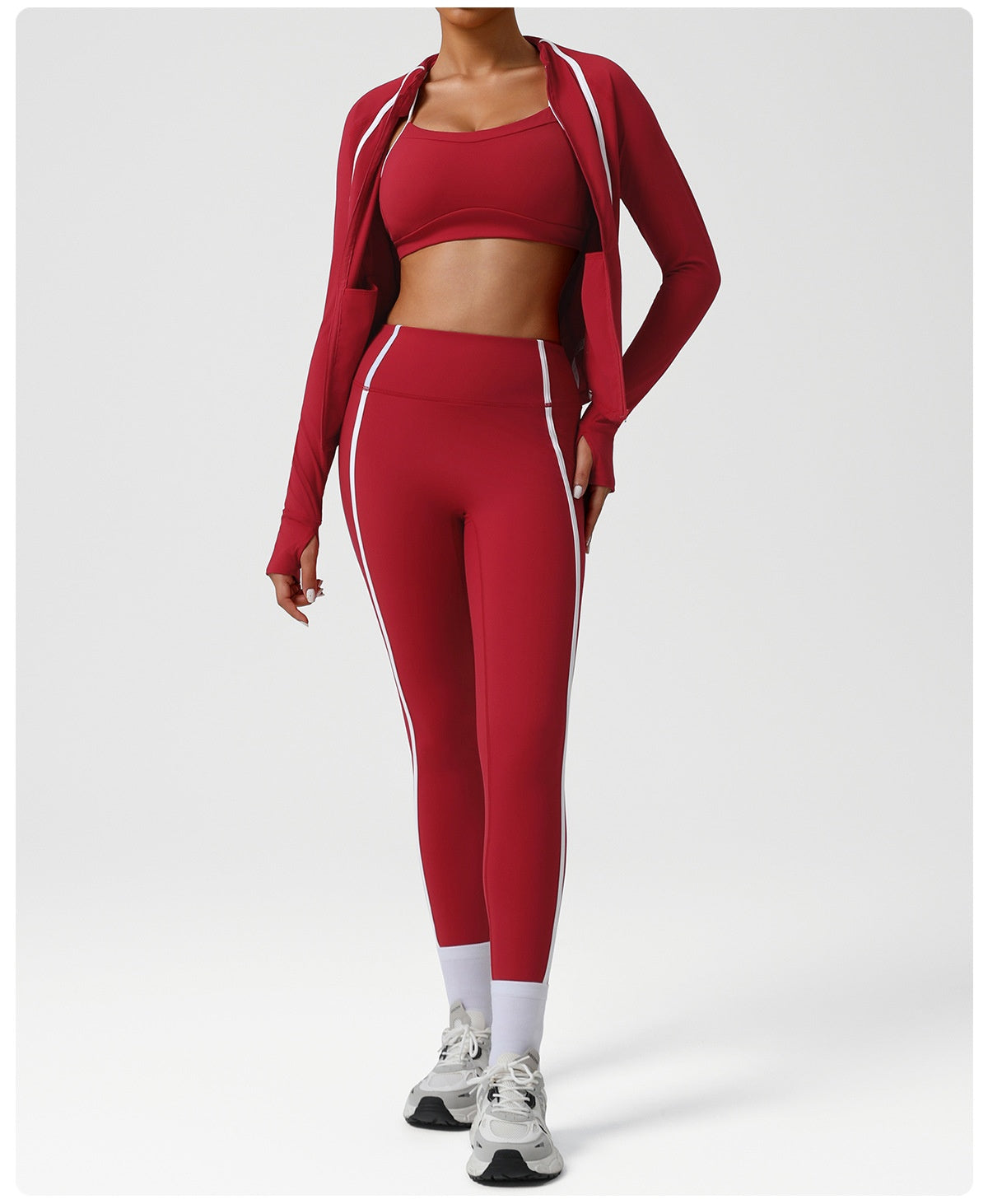 Cross-border Sports Yoga Outerwear Small Stand-up Collar Zip-up Cardigan Jacket With A Bare-feel High-stretch Designperfect