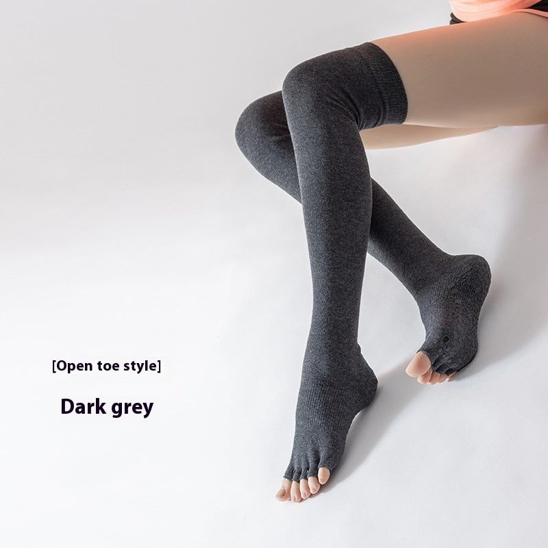Yoga Socks Over The Knee Full Finger Half Finger Long Tube