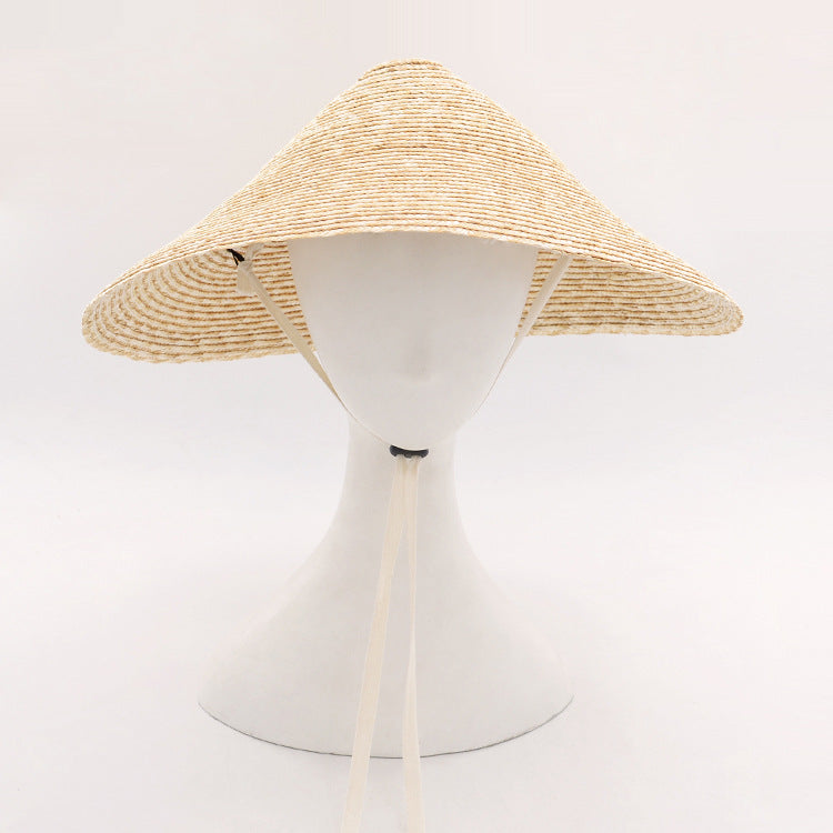 Summer Straw Hat With Straw