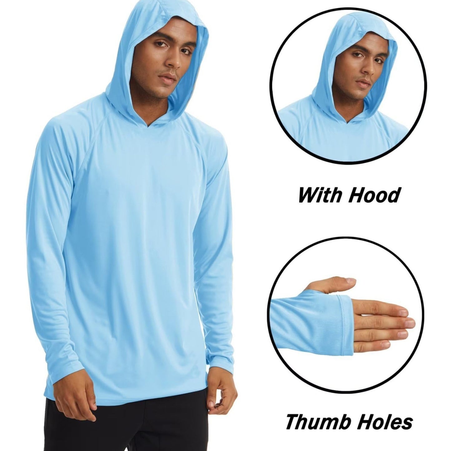 Casual Sun-Protective Sports Hoodie Fitness Apparel
