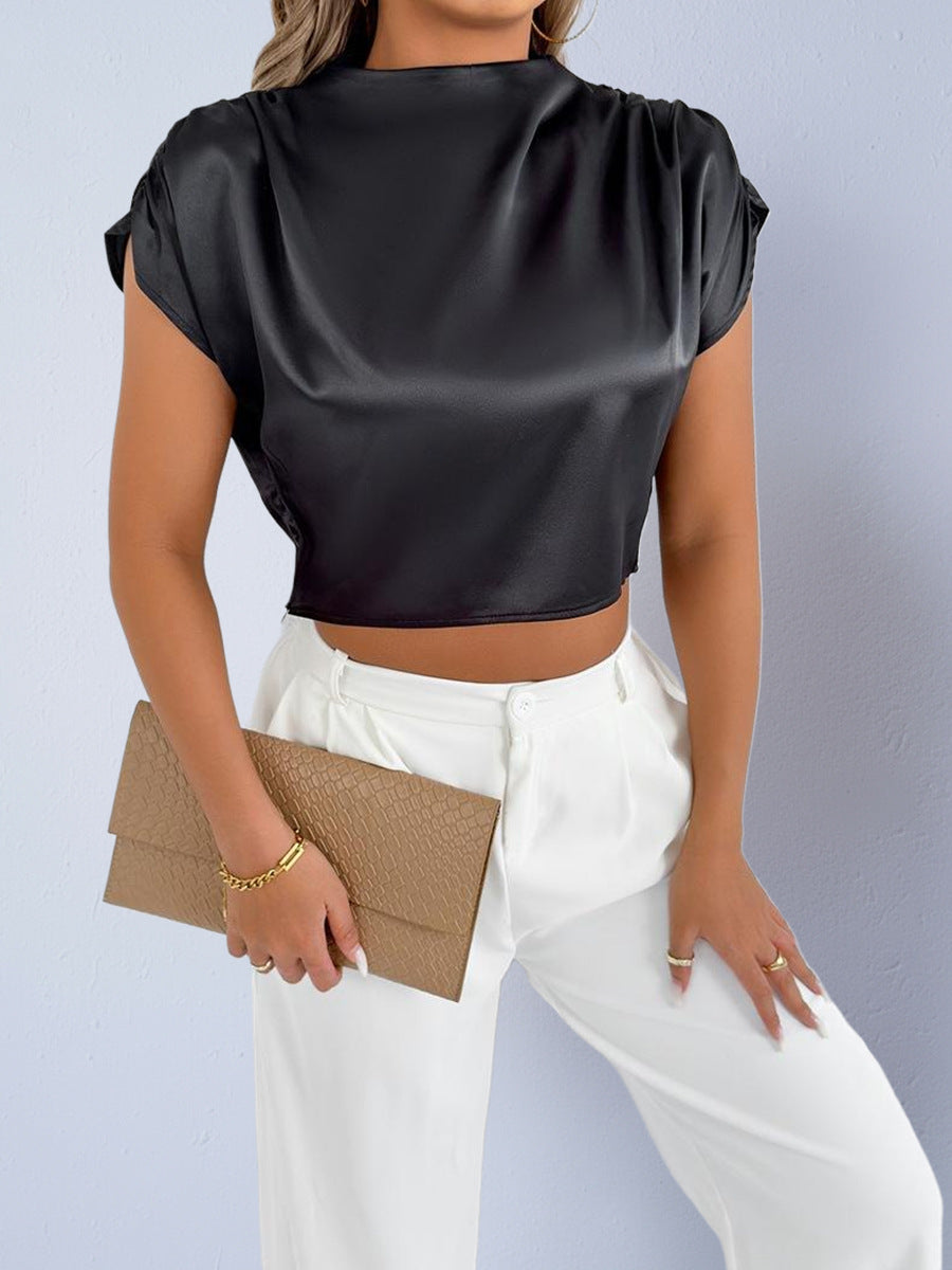 European And American Women's Silk Shirts