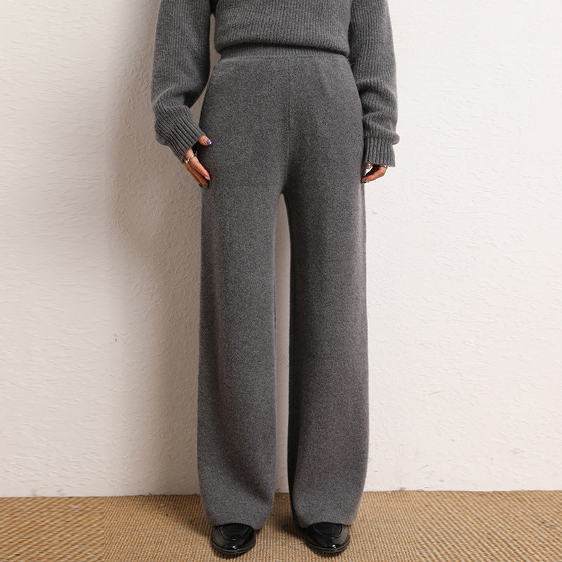 Women's Fashion Straight Casual Temperament Pants