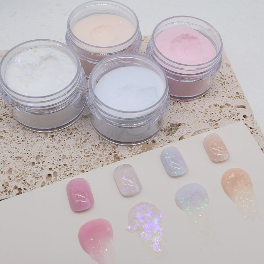 Suit Nail Shimmering Powder DIY Handmade Manicures Decoration 4 Colors