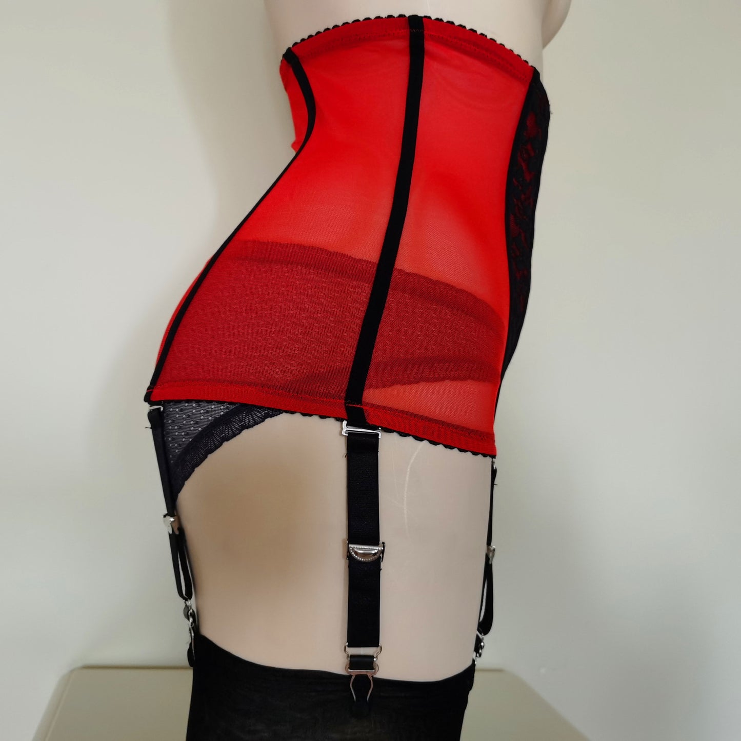 Removable Sexy Transparent Garter Belt With High Waist Waist Closure And Body Shaping