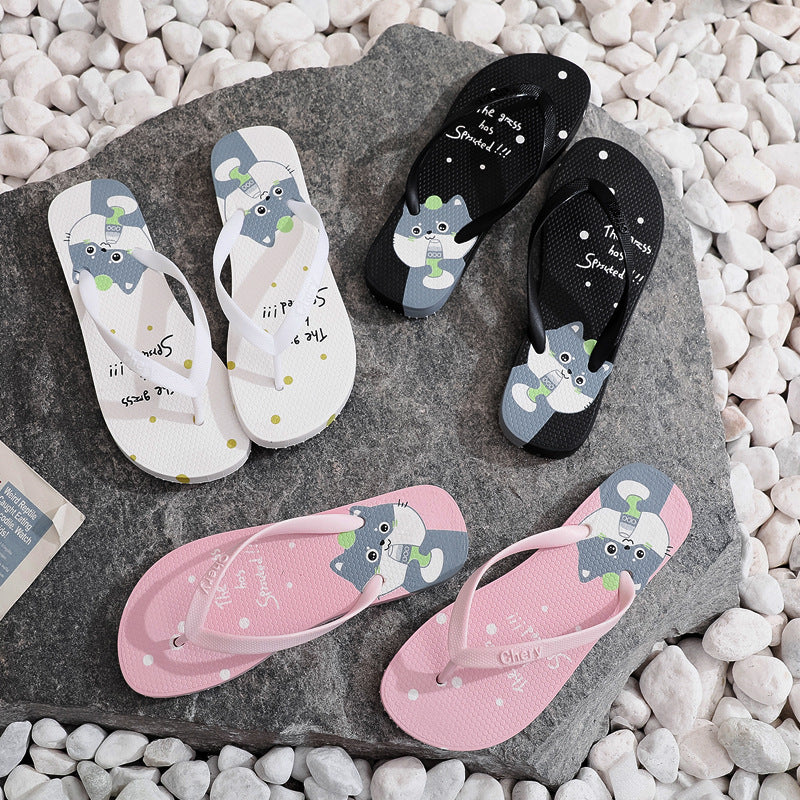 Women's Flip-flops Outdoor Non-slip Herringbone