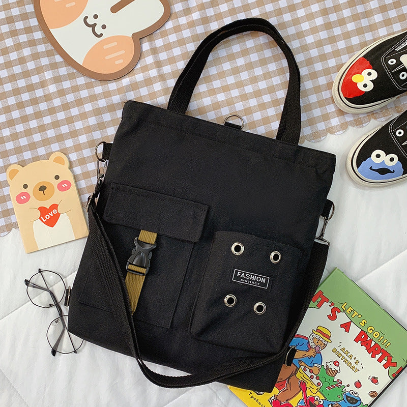 Trendy Cool Girl Student Cute Bear Cartoon Bag