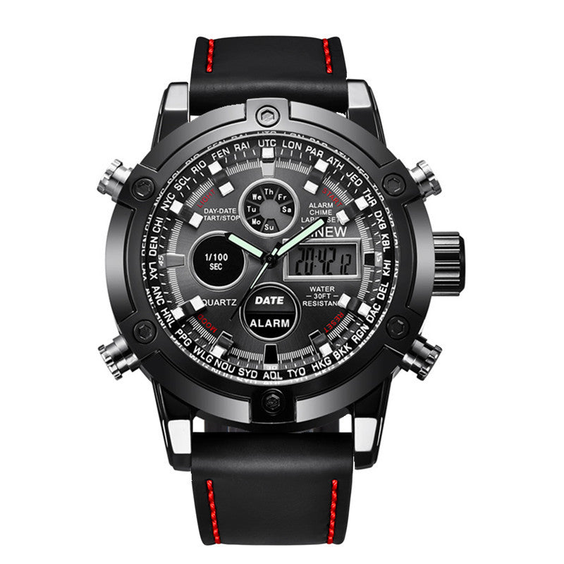 Men's Fashion Belt Multi-functional Watch