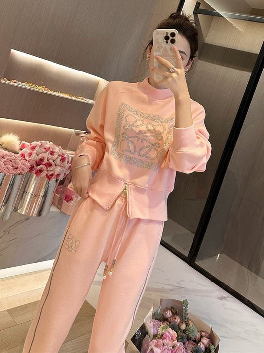 Design Sense Half-zip Sweatshirt Two-piece Jacket Women