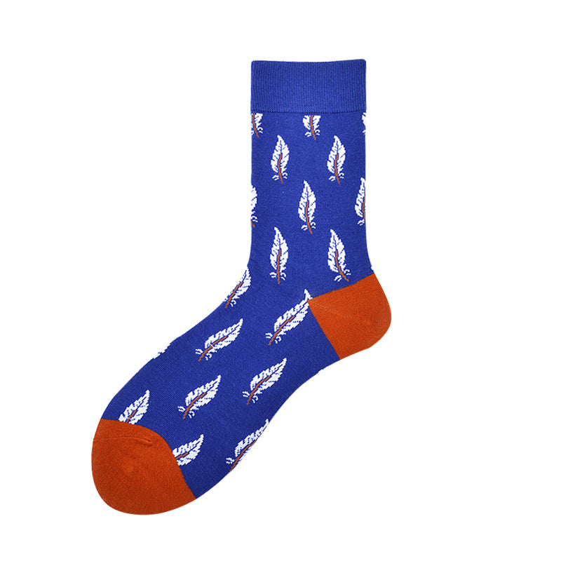 Creative Couple Cotton Mid-high Socks