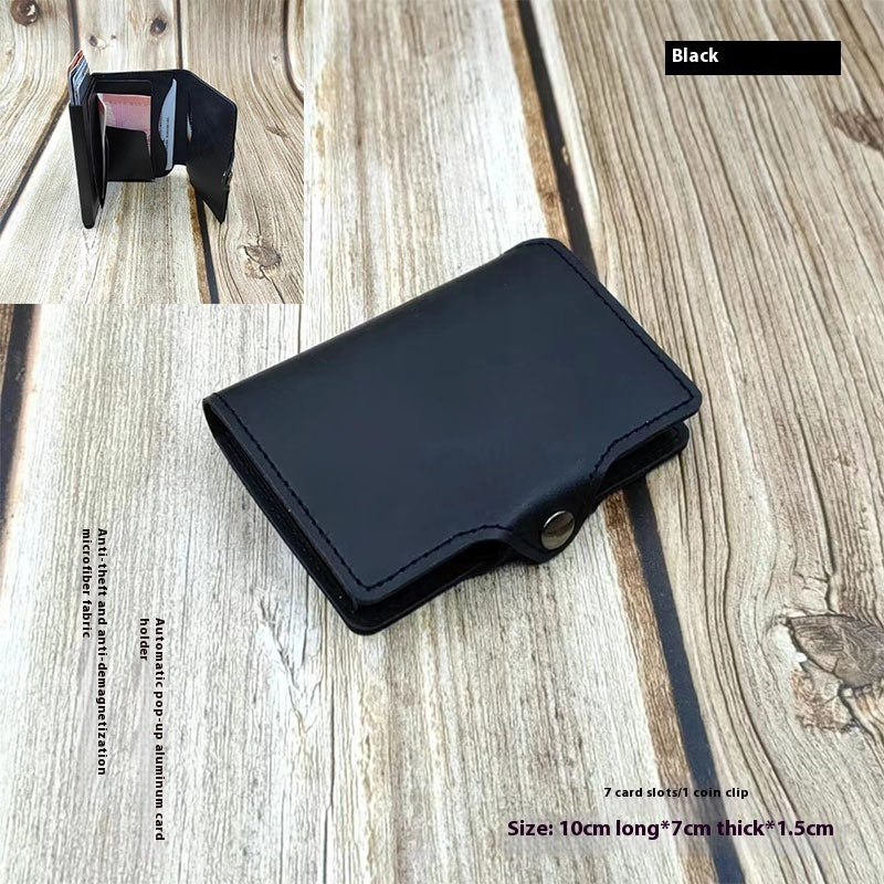 Retro Style Metal Multifunctional Zinc Alloy Card Holder