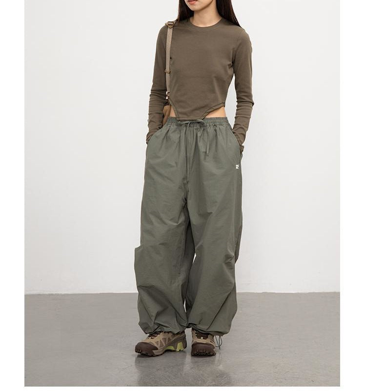 Women's Loose Street High Waist Casual Pants