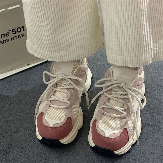 Women's Thick-Sole Height-Increasing Fashion Sneakers