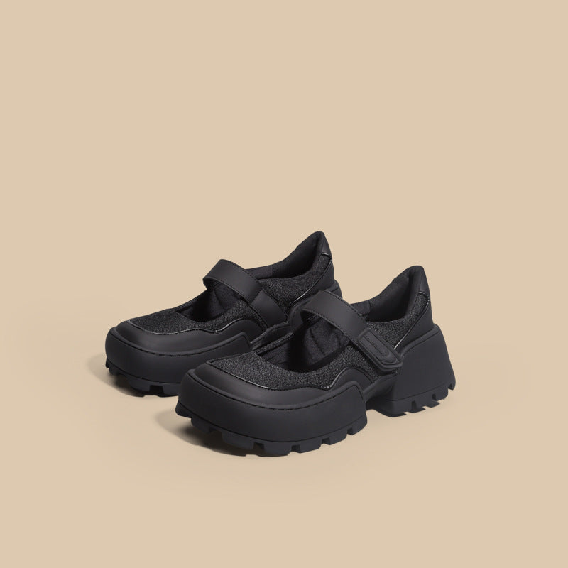 Vintage Mary Shoes With Platform Soles