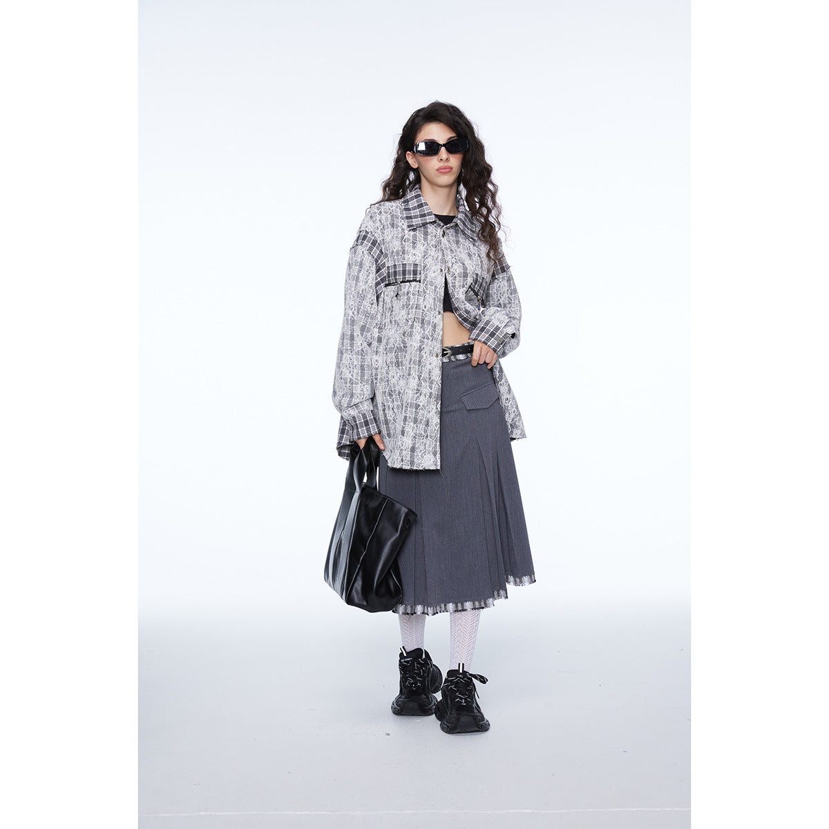 Fashion American Preppy Style Skirt Women