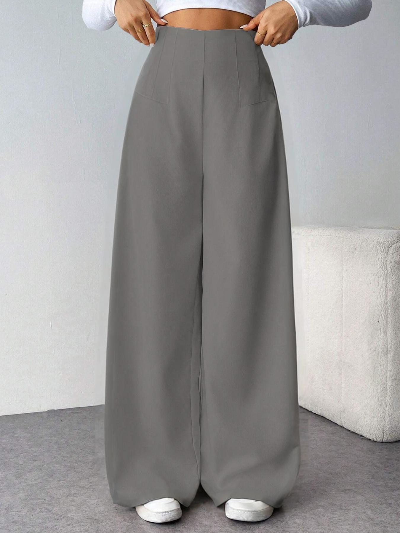 American-style Casual Suit With Wide-leg Pants