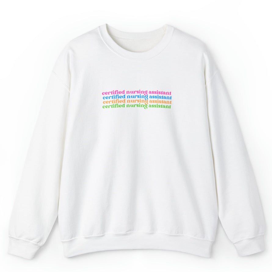 European And American Letter Printing Round Neck Loose Sweatshirt