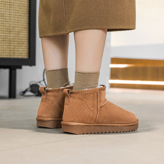 New Womens Stylish War Short Snow Boots