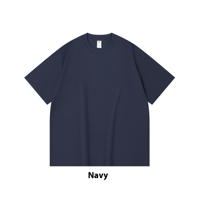 Cotton Heavy Round Neck Cultural T-shirt Advertising Shirt