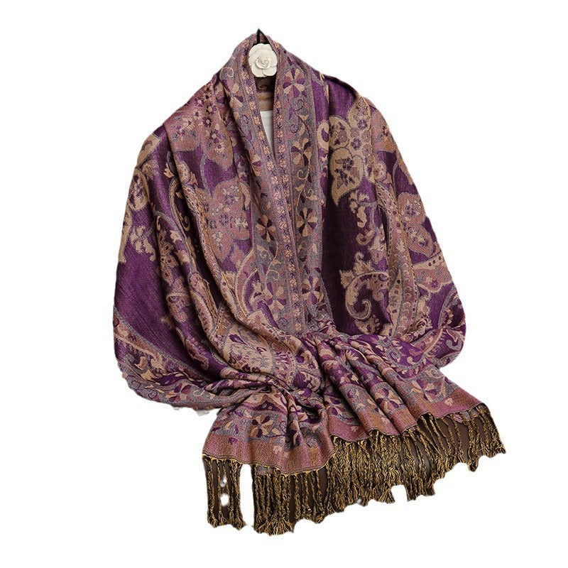 Jacquard Outerwear Women's Shawl Spring And Summer