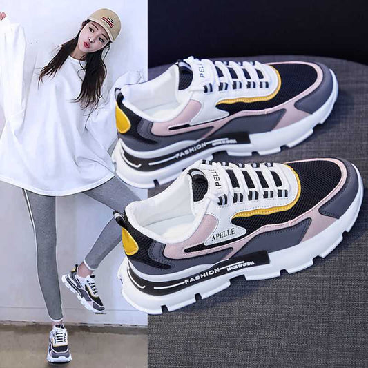 Korean Style All-match Ins Thick-soled Casual Shoes For Female Students