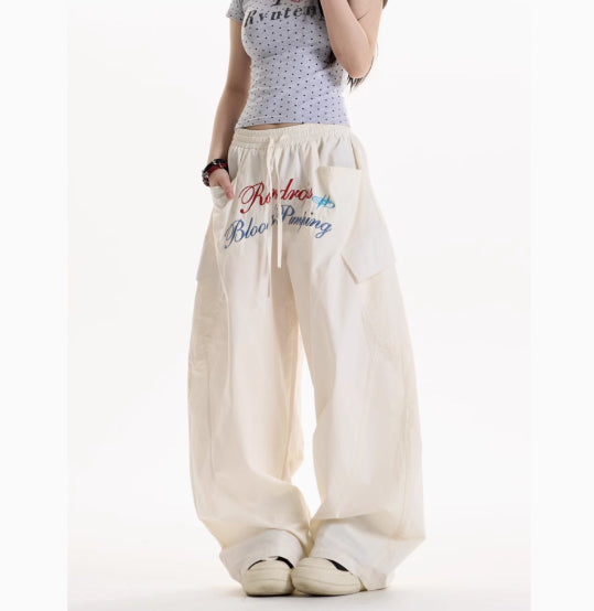 American Retro Hot Girl Wide-leg Casual Pants