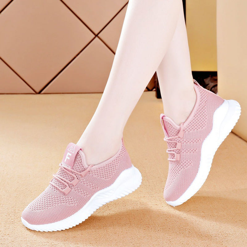 Women's Mesh Casual Running Shoes Korean Style All Match