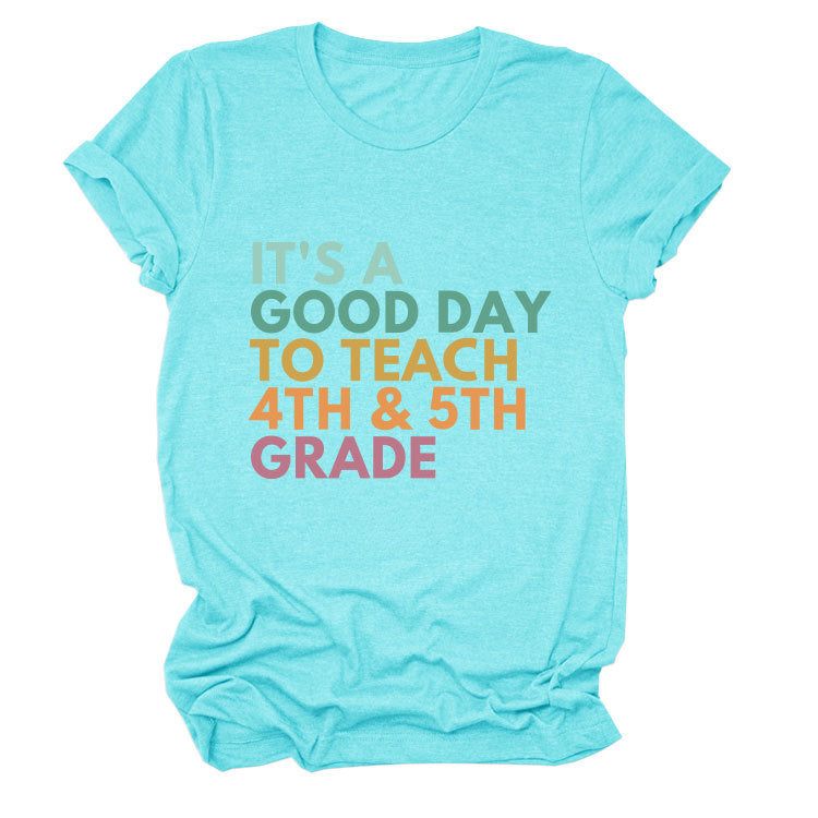 Simple Casual Round Neck Women's Short Sleeve