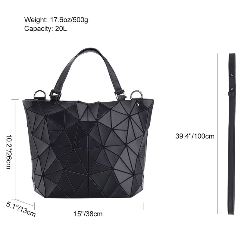 Luxury Designer Bucket Handbag for Women - Fashion Tote, Messenger, and Crossbody Bag in Black