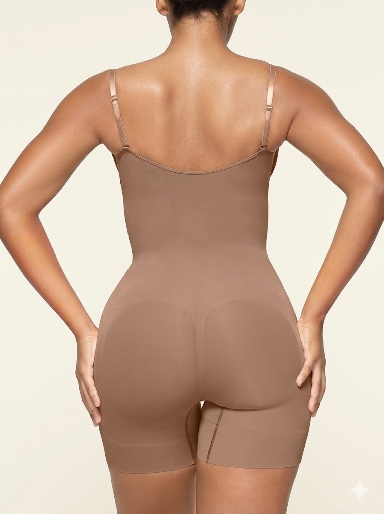 Open Bust Shapewear Mavekontrol Bodysuits til kvinder Sømløs kompression Højtaljet Body Shaper
