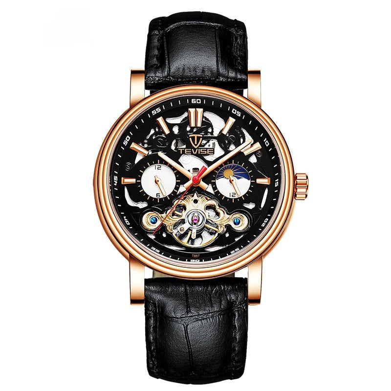 Fashion Tourbillon Waterproof Luminous Mechanical Watch