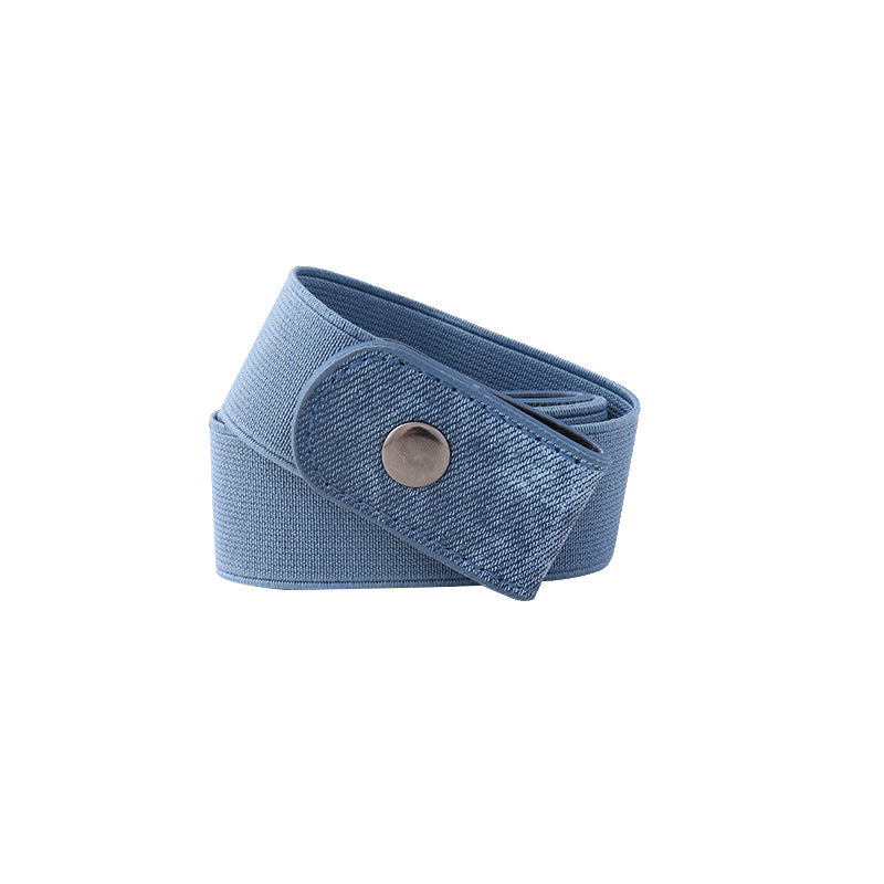 Lazy Belt Women's Denim Pants Elastic And Waisted God