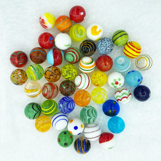 Colorful Solid Game Glass Marbles Fish Tank And Flower Pot Decoration