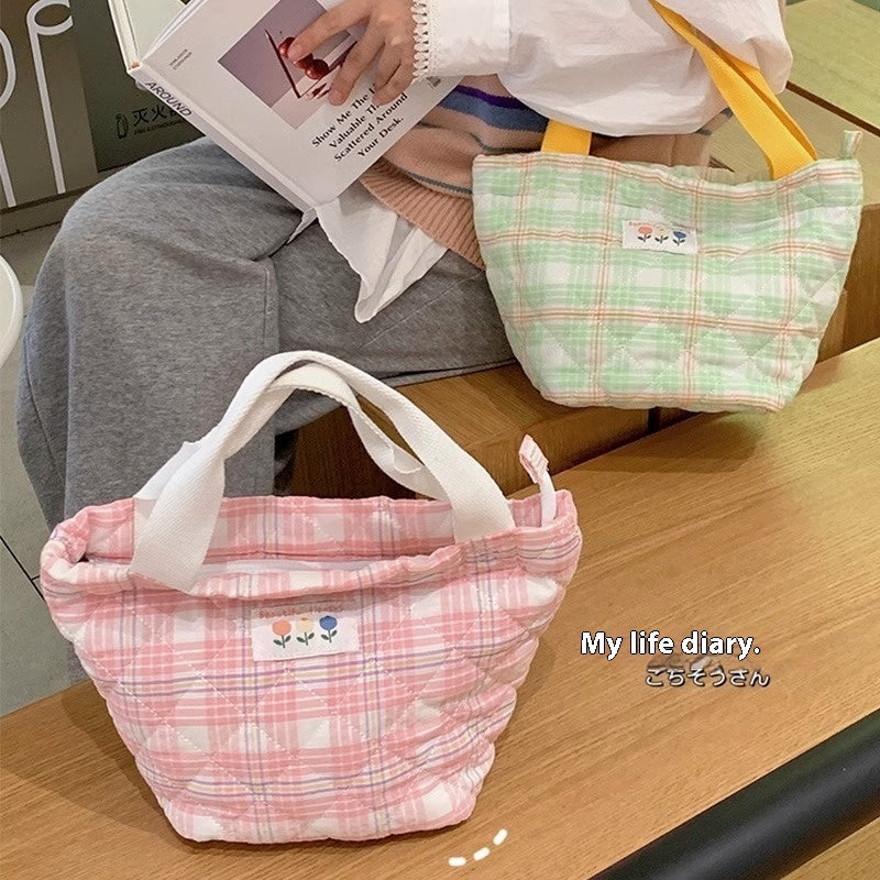 Insulation Lunch Box Bag Portable Tote Thick Aluminum Foil