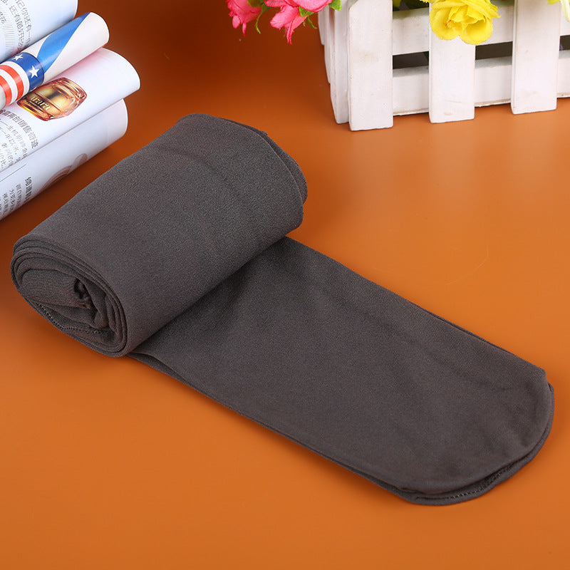 Velvet Color Pantyhose, Large Stretch, Large Size Base Socks