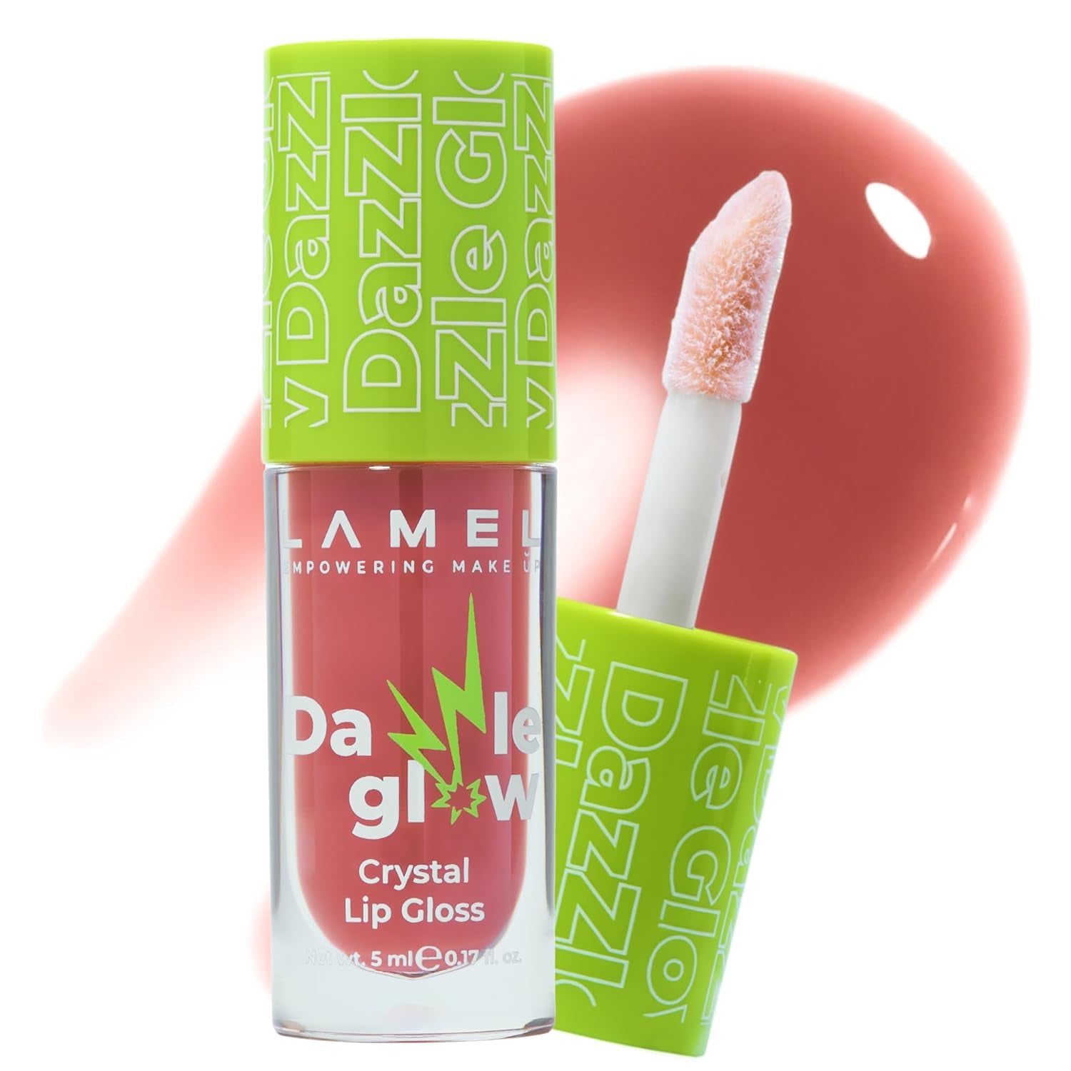 Dazzle Glow Crystal Clear Lip Gloss - Hydrating Lip Gloss - Non Sticky - Colored - Moisturizing - №404 You Can