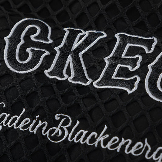 Winter Embroidery Letters Thickened Cotton-padded Coat